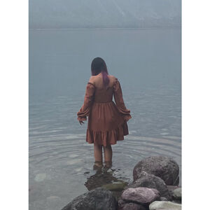 ok Brown dress Size XS